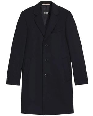 HUGO Single-Breasted Coats - Azul