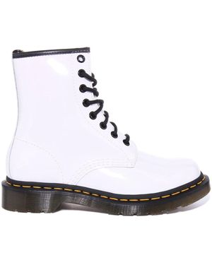 Dr. Martens Lace-Up Boots - White