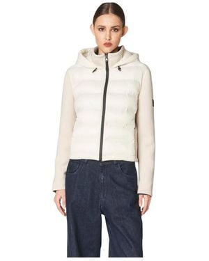 Canadian Jassen ,Leer Yamaska Jacket - Blauw