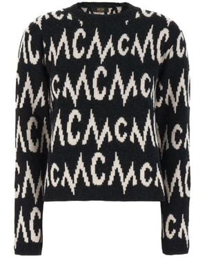 MCM Round-Neck Knitwear - Black