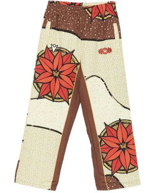 Pantofola D Oro Wide Trousers - Rouge
