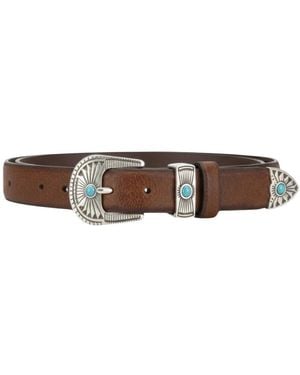 Alberto Luti Belts - Brown