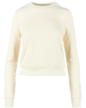 DIESEL Hoodies & Sweatvesten ,Wit ,Nylon Cotton Nylon Sweatshirt