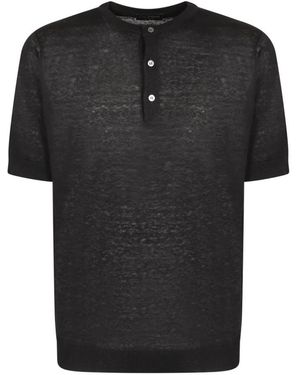 Dell'Oglio Polo Shirts - Black