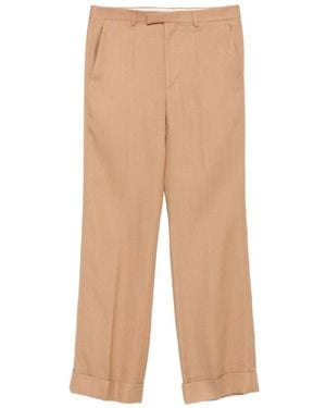 Valentino Garavani Straight Trousers - Natural
