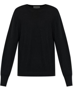 Officine Generale Round-Neck Knitwear - Negro