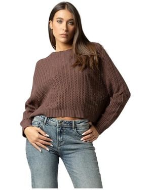 Kocca Round-Neck Knitwear - Brown