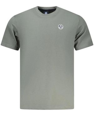 North Sails Verde Katoenen T-Shirt - Grijs