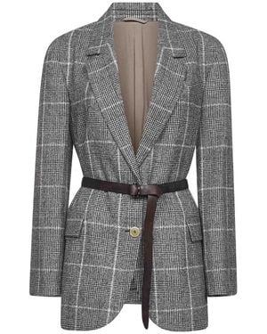 Brunello Cucinelli Blazers - Gris