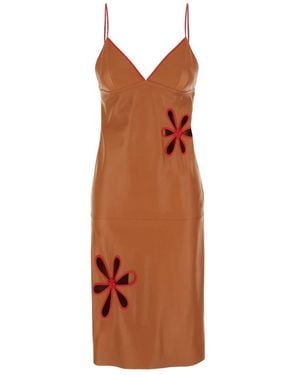 Fendi Midi Dresses - Brown
