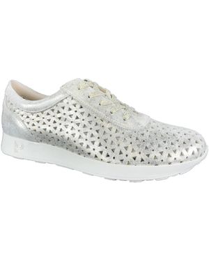 Pitillos Schoenen ,Grijs ,Casual Sneakers Voor Mannen En Vrouwen - Wit