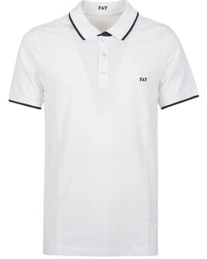 Fay Polo Shirts - Blanco