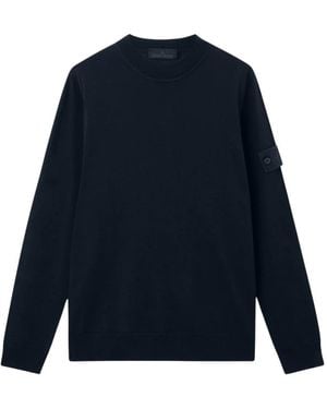 Stone Island Ghost Pullover Aus Schurwolle - Blau