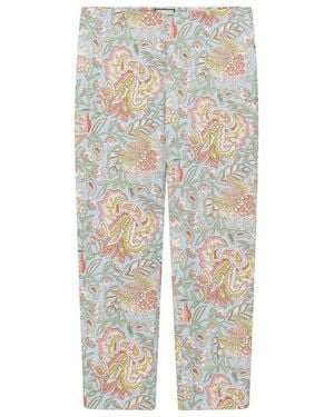 Seductive Cropped Trousers - Multicolore