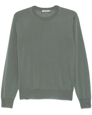Canali Round-Neck Knitwear - Green
