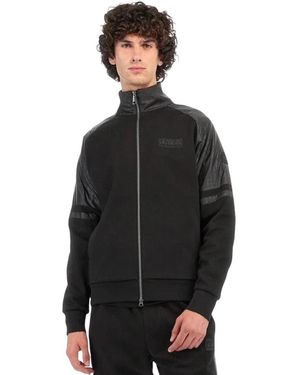 La Martina Sweatshirt Mit Durchgehendem Reißverschluss - Schwarz