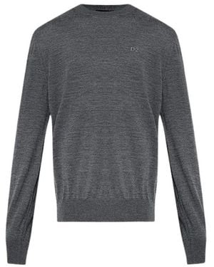 DSquared² Round-Neck Strickwaren - Grau