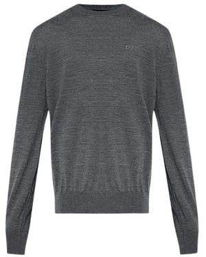 DSquared² Truien & Vesten ,Grijs ,Round-Neck Truien