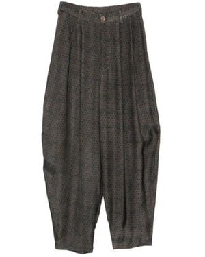 Uma Wang Wijde Broek - Grijs
