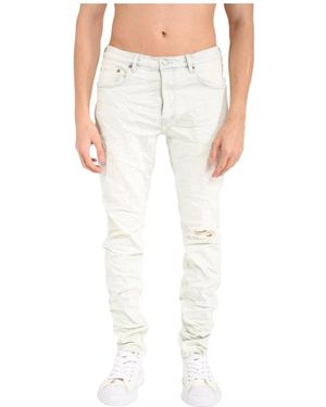 Purple Brand Skinny Jeans - White