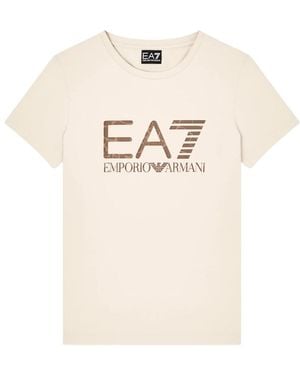 EA7 T-Shirts - Natural