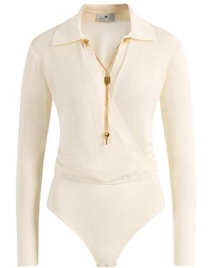 Elisabetta Franchi Body - Blanco