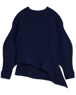 Givenchy Asymmetrische Trui - Blauw