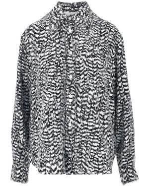 Bottega Veneta Overhemden ,Veelkleurig Shirts Groen - Grijs