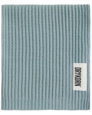 DRYKORN Ripp-optik alpaka mix schal hellblau - Grün