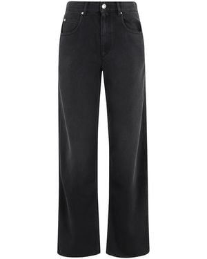 Isabel Marant Straight Trousers - Black