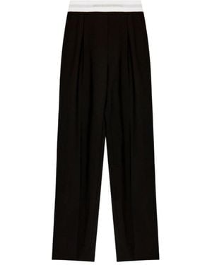 Alexander Wang Straight Trousers - Nero