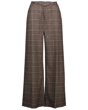 Amélie & Amélie Wide Trousers - Brown
