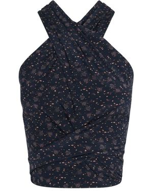 Cortana Sleeveless Tops - Blue