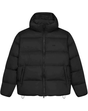 Arte' Gesteppte Kapuzenjacke - Schwarz