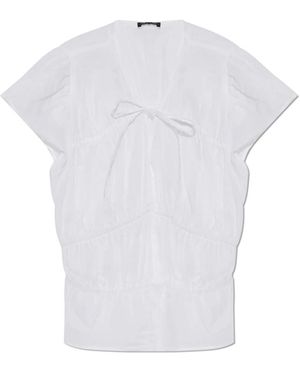 Rag & Bone Overhemden ,Wit ,V-Hals Top