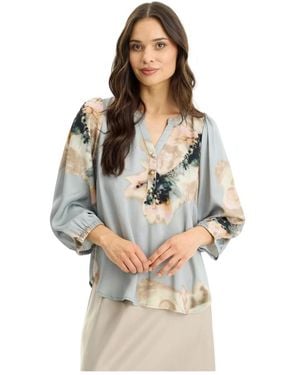 iN FRONT Blouses - Bleu