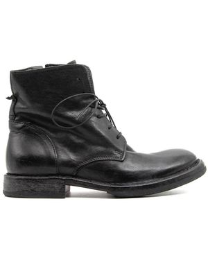 Moma Lace-Up Boots - Noir