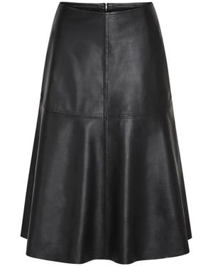Bruuns Bazaar Leather Skirts - Black
