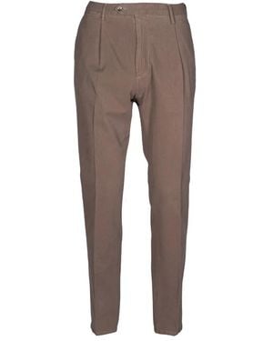 L.B.M. 1911 Slim-Fit Trousers - Brown