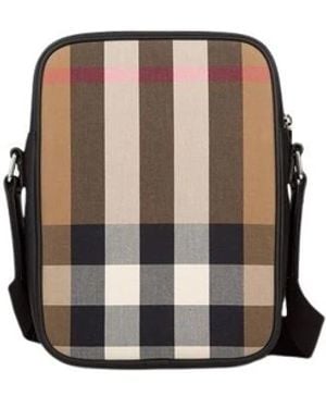 Burberry Paddy Check Umhängetasche - Natur