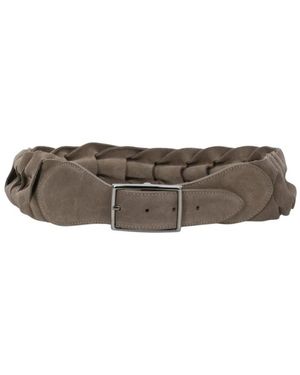 D.exterior Accessoires ,Grijs ,Suède Riemen Bruin