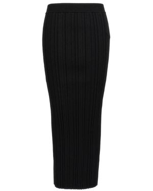 Balmain Maxi Skirts - Negro
