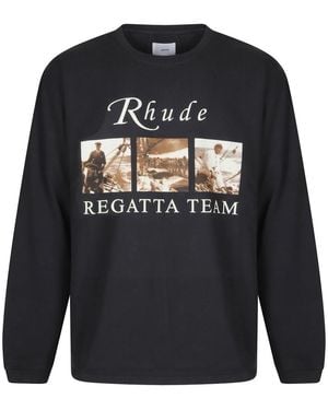 Rhude Long Sleeve Tops - Blu