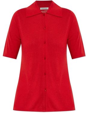 By Malene Birger Dotta Kurzärmlige Strickjacke - Rot