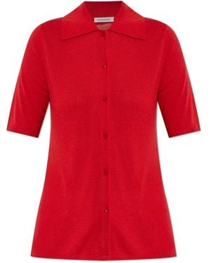 By Malene Birger Dotta Kurzärmlige Strickjacke - Rot