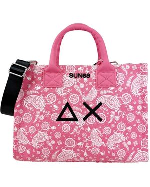 Sun 68 Tote Bags - Pink