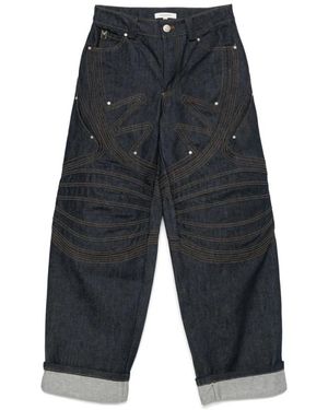 Markgong Loose-Fit Jeans - Gris
