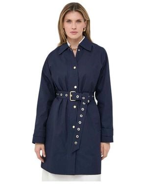 Michael Kors Belted Coats - Blu