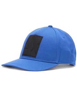 ARMANI EXCHANGE Accessoires ,Blauw ,Baseballpet Met Opvallend Logo