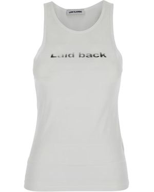 Low Classic Sleeveless Tops - Grijs